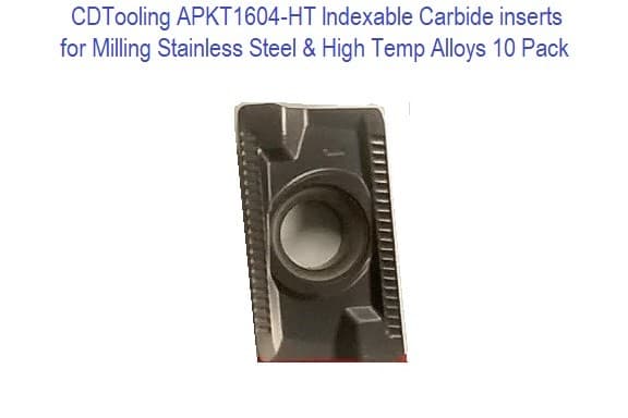 APKT1604-HT Carbide Milling Inserts 10 Pack