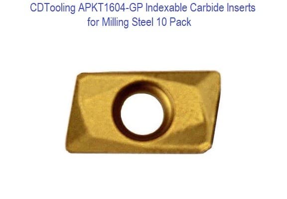 APKT1604-JP Carbide Milling Inserts 10 Pack