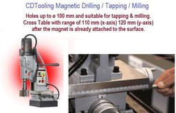 Magnetic Drilling - Tapping - Milling Machine 4in 100mm Capacity ECO.100S+/CT thumbnail 1